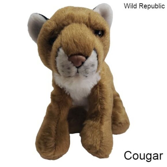 Cougar 10" Plush Stuffed Animal - Picture 1 of 7